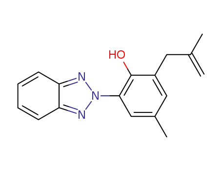 Molecular Structure of 98809-58-6 (1-METHALLYL-2-(2-HYDROXY-5-METHYL PHENYL) BENZOTRIAZOLE)