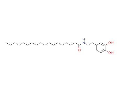Octadecanamide,N-[2-(3,4-dihydroxyphenyl)ethyl]-