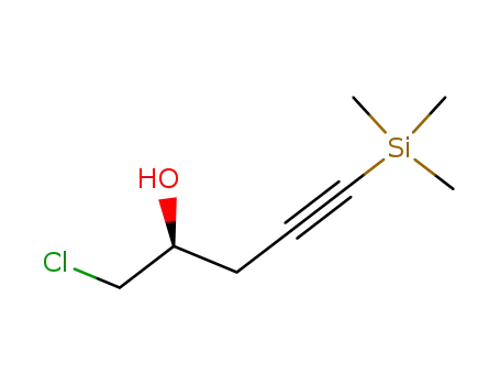(S)-1-chloro-2-hydroxy-5-trimethylsilyl-4-pentyne