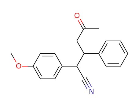 (methoxy-4 phenyl)-1 phenyl-2 oxo-4 pentane carbonitrile