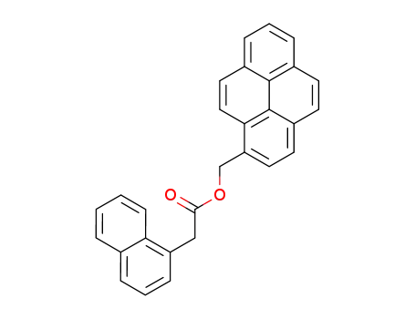 Molecular Structure of 114498-69-0 (1-Naphthaleneacetic acid, 1-pyrenylmethyl ester)