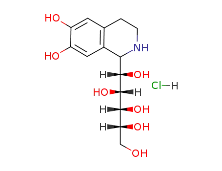 6,7-dihydroxy-1-(D-gluco-pentitol-1'-yl)-1,2,3,4-tetrahydroisoquinoline hydrochloride