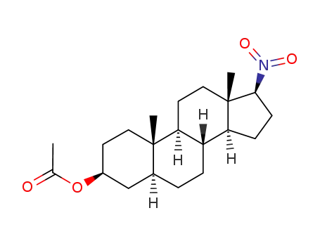 Acetic acid (3S,5S,8R,9S,10S,13S,14S,17S)-10,13-dimethyl-17-nitro-hexadecahydro-cyclopenta[a]phenanthren-3-yl ester