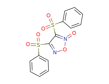1,2,5-Oxadiazole, 3,4-bis(phenylsulfonyl)-, 2-oxide