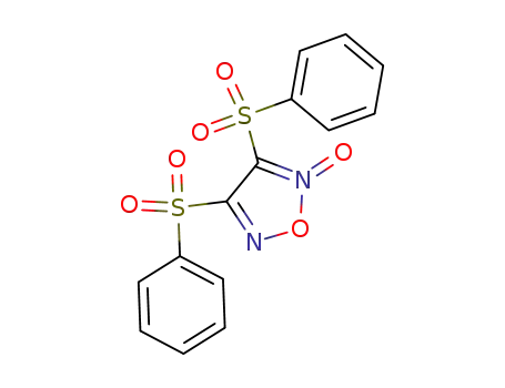 3,4-bis(phenylsulfonyl)-1,2,5-oxadiazole 2-oxide