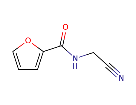 Molecular Structure of 72667-24-4 (2-Furancarboxamide,N-(cyanomethyl)-(9CI))