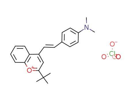 2-tert-butyl-4-<2-(4-dimethylaminophenyl)ethenyl>benzopyrylium perchlorate