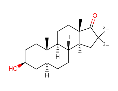 <16,16-(2)H2>3β-hydroxy-5α-androstan-17-one