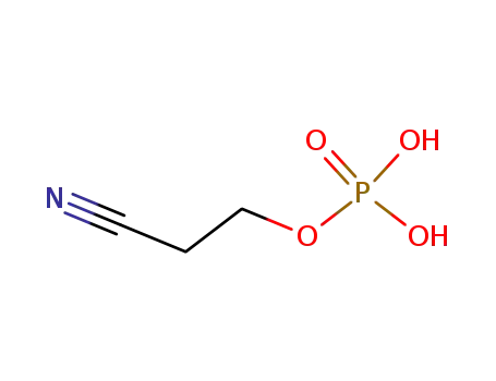 Molecular Structure of 2212-88-6 (2-cyanoethyl dihydrogen phosphate)