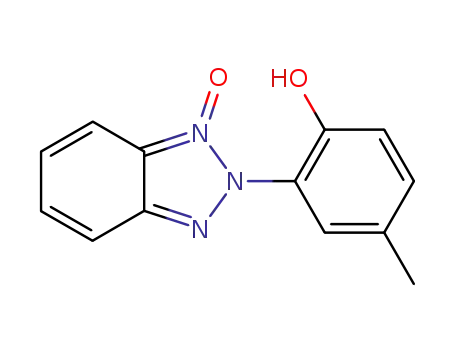 Molecular Structure of 54659-85-7 (Phenol,4-methyl-2-(1-oxido-2H-benzotriazol-2-yl)-)