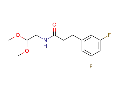 3-(3,5-difluorophenyl)-N-(2,2-dimethoxyethyl)propionamide