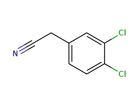 Molecular Structure of 3218-49-3 (3,4-Dichlorophenylacetonitrile)