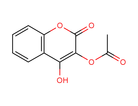 3-Acetoxy-4-hydroxy-2-oxo-2H<1>benzopyran