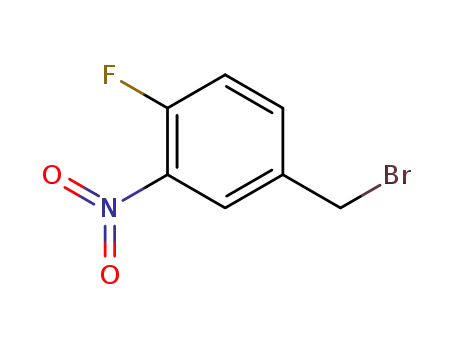 Molecular Structure of 15017-52-4 (4-Fluoro-3-nitrobenzyl bromide)