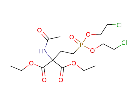 (N-acetylamino-3 bis-ethoxycarbonyl-3,3)-propylphosphonate de di(chloro-2 ethyle)