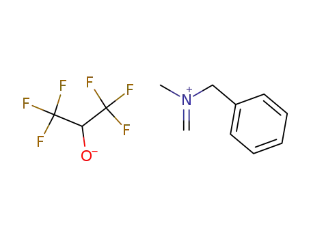 1,1,1,3,3,3-Hexafluoro-propan-2-olatebenzyl-methyl-methylene-ammonium;
