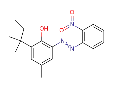 2-(1,1-Dimethyl-propyl)-4-methyl-6-(2-nitro-phenylazo)-phenol
