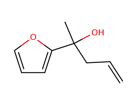 Molecular Structure of 99940-18-8 (2-Furanmethanol, a-methyl-a-2-propenyl-)