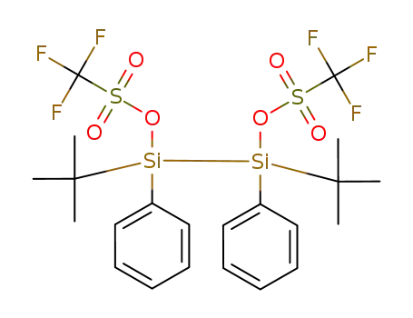 1,2-di-tert-butyl-1,2-diphenyldisilane-1,2-bis(triflate)