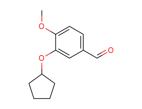 3-cyclopentyloxy-4-methoxybenzylaldehyde