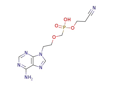 9-(2-phosphonomethoxyethyl)adenine 2-cyanoethyl ester