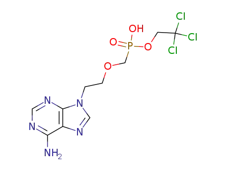 9-<2-(phosphonomethoxy)ethyl>adenine, mono-2,2,2-trichloroethyl ester