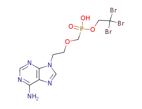 9-(2-phosphonomethoxyethyl)adenine 2,2,2-tribromoethyl ester