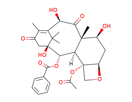 Molecular Structure of 92950-42-0 (10-Deacetyl-13-oxobaccatin III)