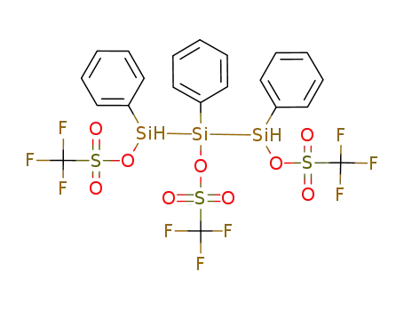 1,2,3-triphenyl-1,2,3-tris(trifluoromethansulfonyloxy)trisilan
