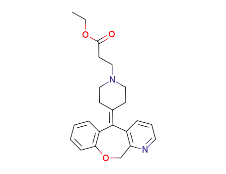 3-[4-(11H-10-Oxa-1-aza-dibenzo[a,d]cyclohepten-5-ylidene)-piperidin-1-yl]-propionic acid ethyl ester