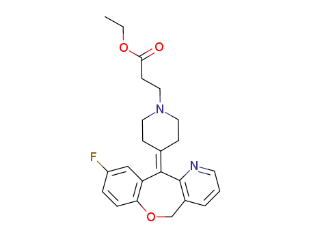 3-[4-(7-Fluoro-11H-10-oxa-4-aza-dibenzo[a,d]cyclohepten-5-ylidene)-piperidin-1-yl]-propionic acid ethyl ester