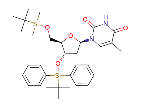 5'-O-(tert-butyldimethylsilyl)-3'-O-(tert-butyldiphenylsilyl)thymidine
