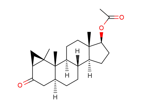 17β-Acetoxy-1α-methyl-1.2β-methylen-5α-androstanon-(3)