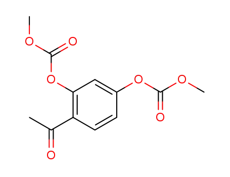 2,4-bismethoxycarbonyloxyacetophenone