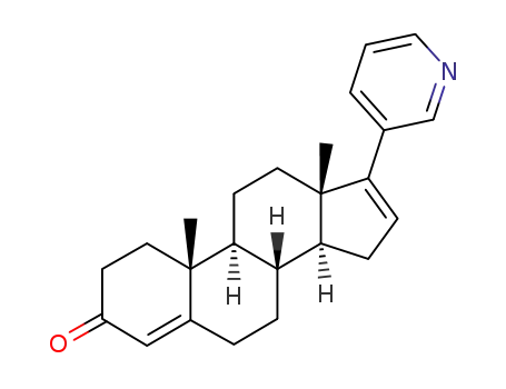 Molecular Structure of 154229-21-7 (17-(3-pyridyl)androsta-5,16-dien-3-one)
