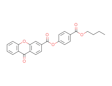 3-(4-butoxycarbonylphenyloxycarbonyl)xanthen-9-one