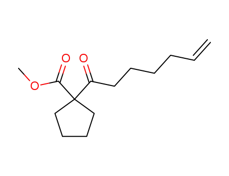 methyl 1-hept-6-enoylcyclopentanecarboxylate