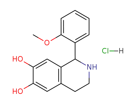 6,7-dihydroxy-1-(2-methoxyphenyl)-1,2,3,4-tetrahydroisoquinolinium chloride
