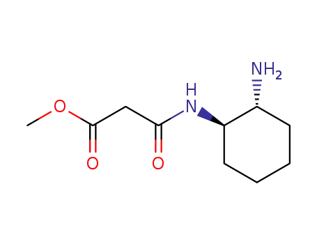 N-((1R,2R)-2-Amino-cyclohexyl)-malonamic acid methyl ester