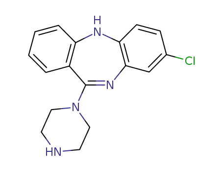 Molecular Structure of 6104-71-8 (N-DESMETHYLCLOZAPINE)