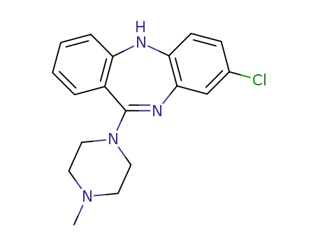 Molecular Structure of 5786-21-0 (Clozapine)