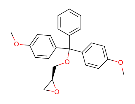 Molecular Structure of 834906-31-9 (Oxirane, [[bis(4-methoxyphenyl)phenylmethoxy]methyl]-, (2S)-)