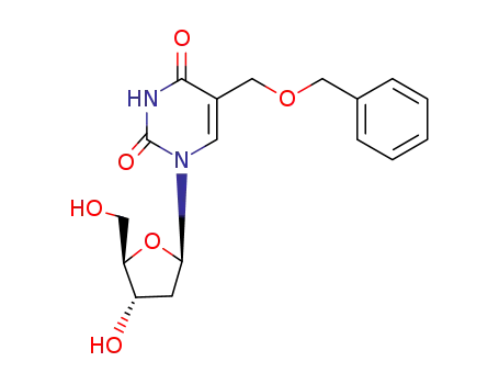 5-[(benzyloxy)methyl]-1-(2-deoxypentofuranosyl)pyrimidine-2,4(1H,3H)-dione
