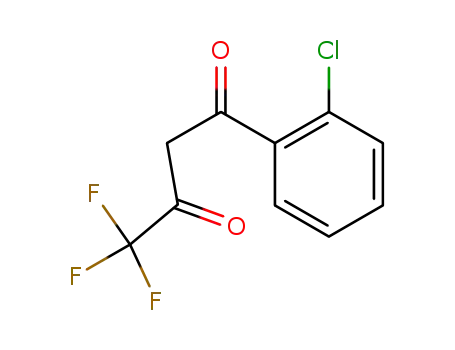 Molecular Structure of 23975-60-2 (1-(2-CHLOROPHENYL)-4,4,4-TRIFLUOROBUTANE-1,3-DIONE)