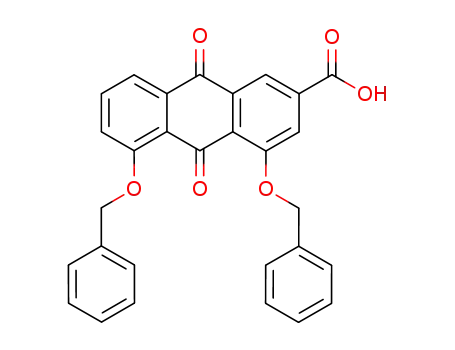 1,8-dibenzyloxy-9,10-anthraquinone-3-carboxylic acid