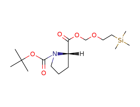 (S)-Pyrrolidine-1,2-dicarboxylic acid 1-tert-butyl ester 2-(2-trimethylsilanyl-ethoxymethyl) ester