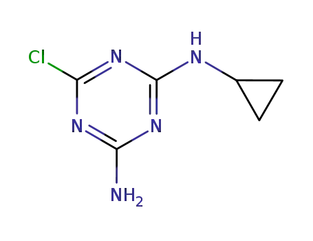 Molecular Structure of 35516-73-5 (CYPRAZINE-DESISOPROPYL)
