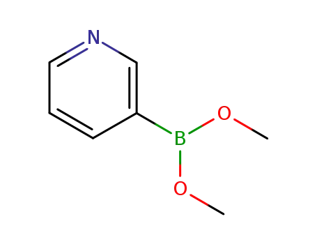 Molecular Structure of 175885-77-5 (PYRIDINE-3-BORONIC ACID DIMETHYL ESTER)