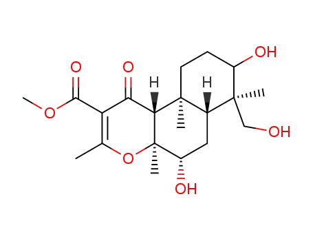 (4aS,5S,6aR,7R,10aS,10bR)-5,8-Dihydroxy-7-hydroxymethyl-3,4a,7,10a-tetramethyl-1-oxo-4a,5,6,6a,7,8,9,10,10a,10b-decahydro-1H-benzo[f]chromene-2-carboxylic acid methyl ester