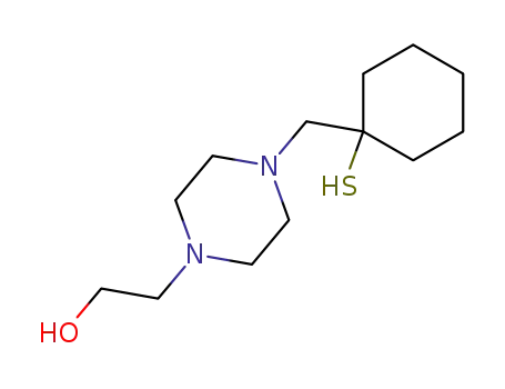 2-[4-(1-mercapto-cyclohexylmethyl)-piperazin-1-yl]-ethanol